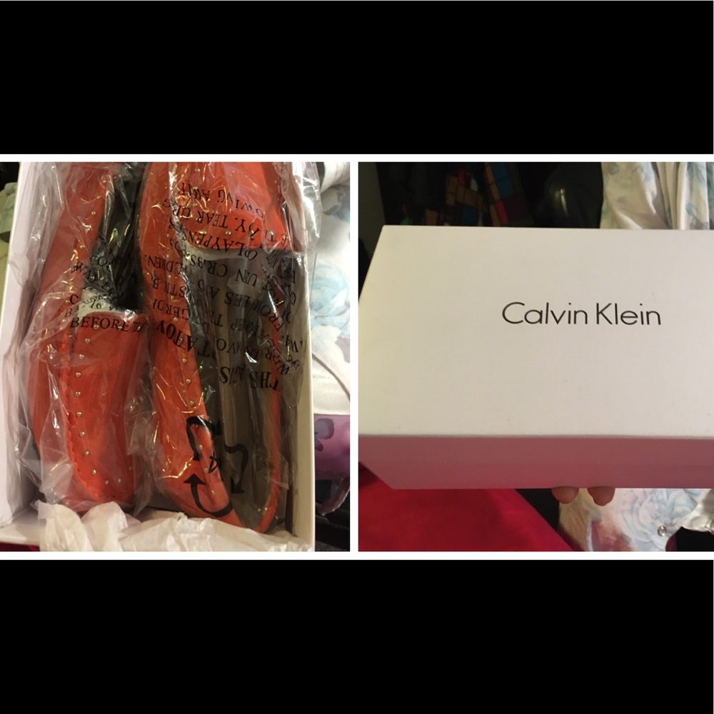 Calvin Klein: Suede Loafers, NWB, Size 7 - Picture 2 of 4